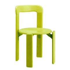Rey Junior Set, Kids Table and Chairs in Green, Designed by Bruno Rey, in Stock