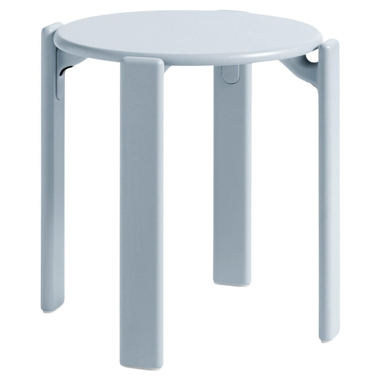 Tabouret Rey en hêtre laqué bleu ardoise à base d
eau, par Bruno Rey pour Hay en vente