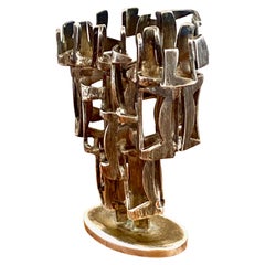 Rey Urban - Escultura abstracta de plata, 1970