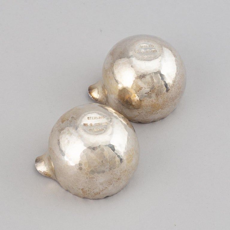 Rey Urban Creamer Sterling Silver Hand Hammered Sweden 1970 Signed For