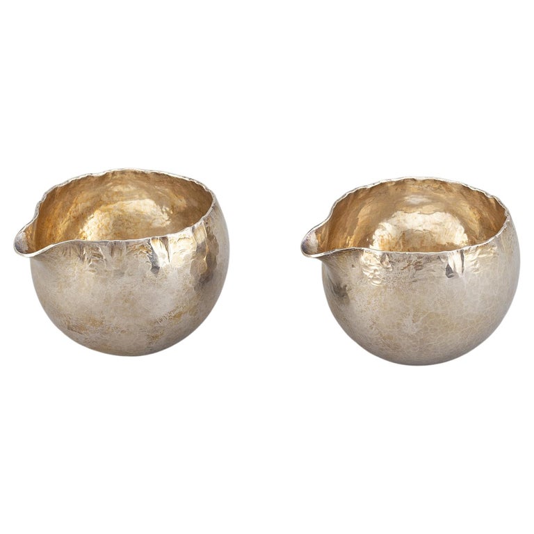 Rey Urban Creamer Sterling Silver Hand Hammered Sweden 1970 Signed For