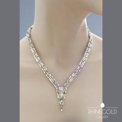 Rey Urban for Åge Fausing Scandinavian Modernist Silver Necklace, Denmark
