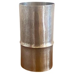 Vase argenté Rey Urban - 1972