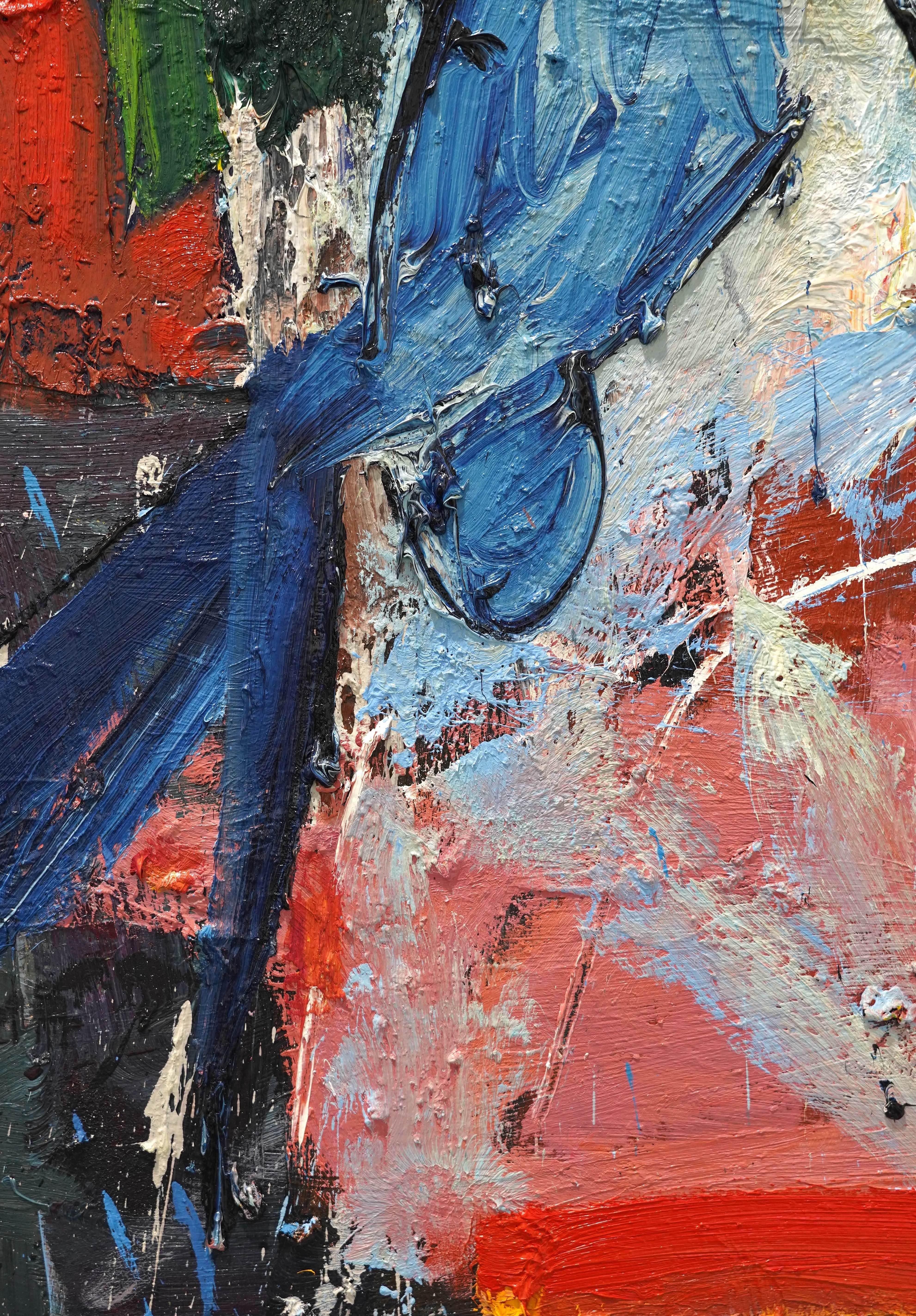 Un momento verso il sole 40 X 30 - Painting di Reynier Ferrer