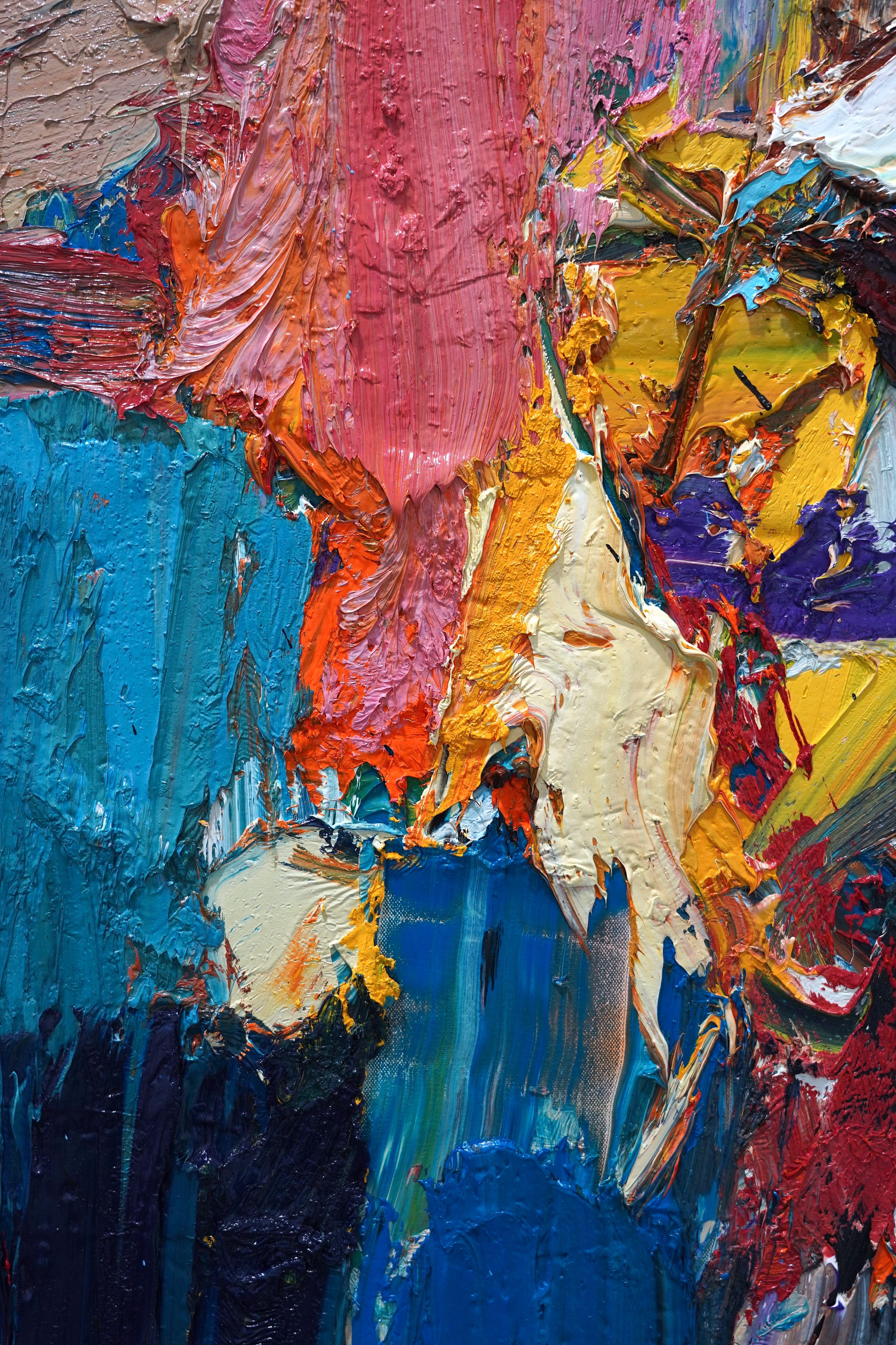 Tutto a tempo debito     48 X 36 - Painting di Reynier Ferrer