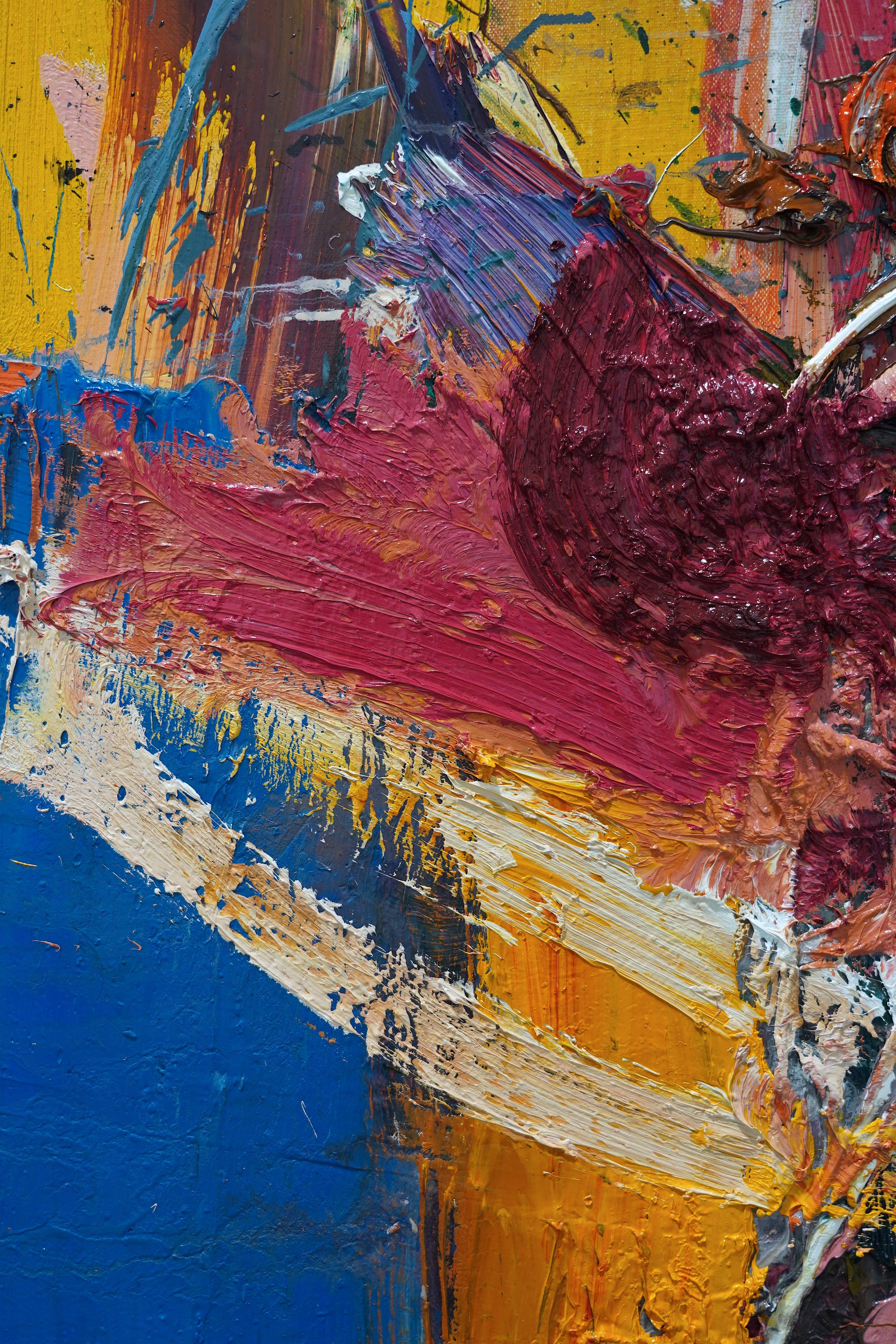 Resilienza  36 X 30 - Painting di Reynier Ferrer