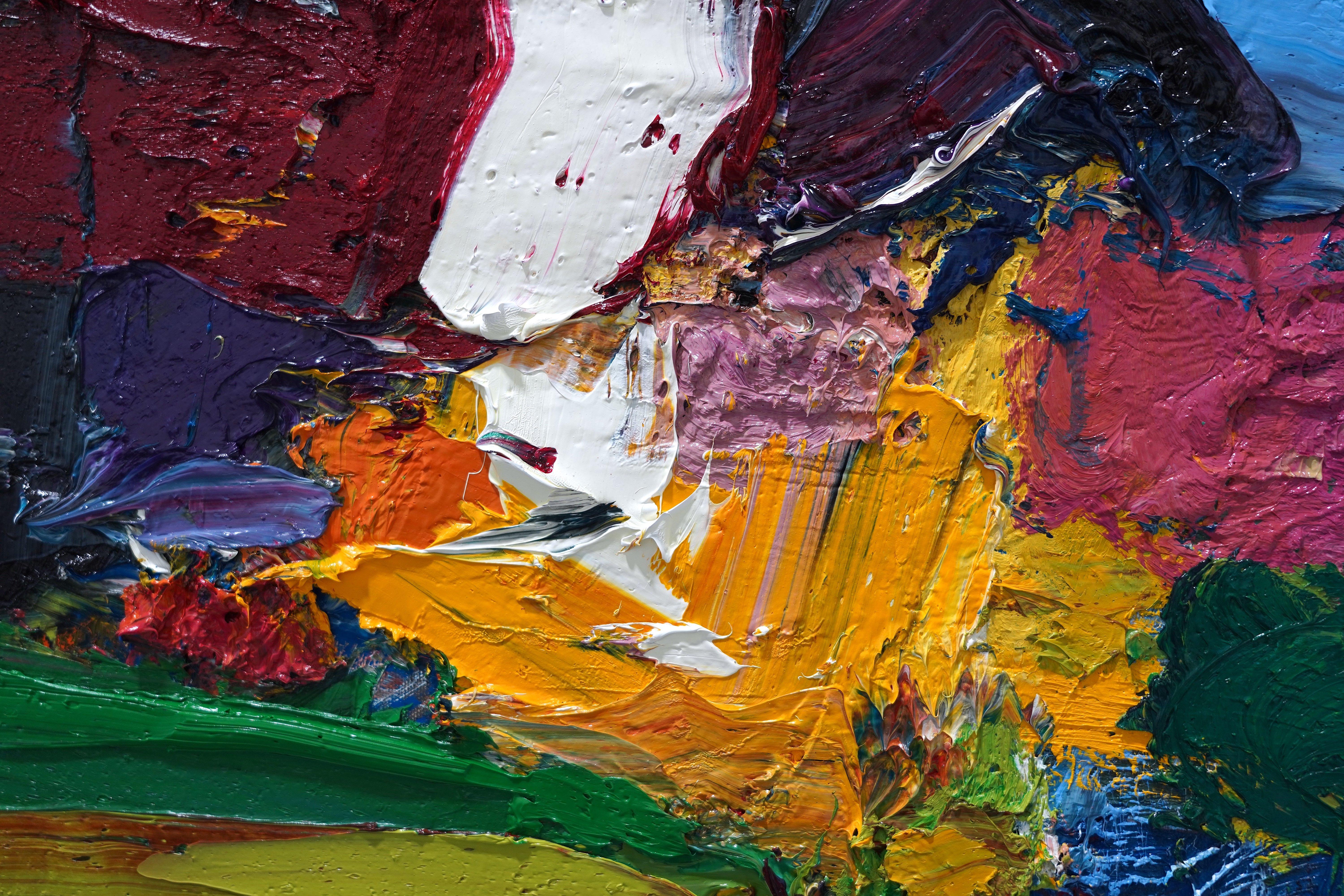 Seconda Pelle 30 X 30 - Painting Astratto di Reynier Ferrer
