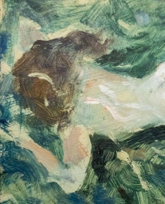 Field of Flight, oil/board, Cuban-American Artist, Collected by Museums