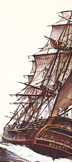 Mutiny On The Bounty original 1964 movie poster with Marlon Brando