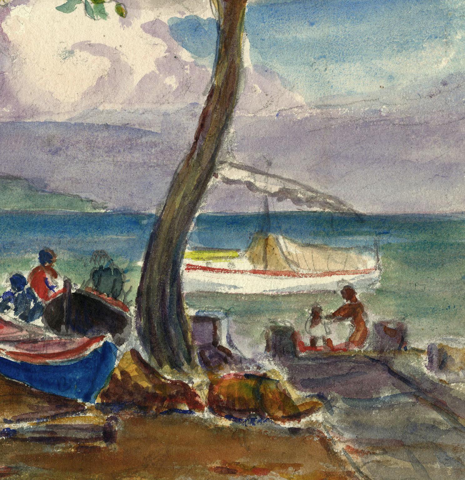 Reynolds Beal a peint cette aquarelle intitulée 