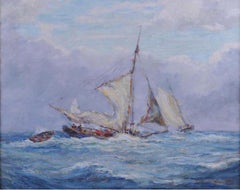 Les bateaux d'Oyster Bay dans une tempête