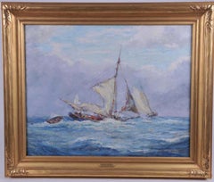 Antique Oyster Bay Boats in a Squall