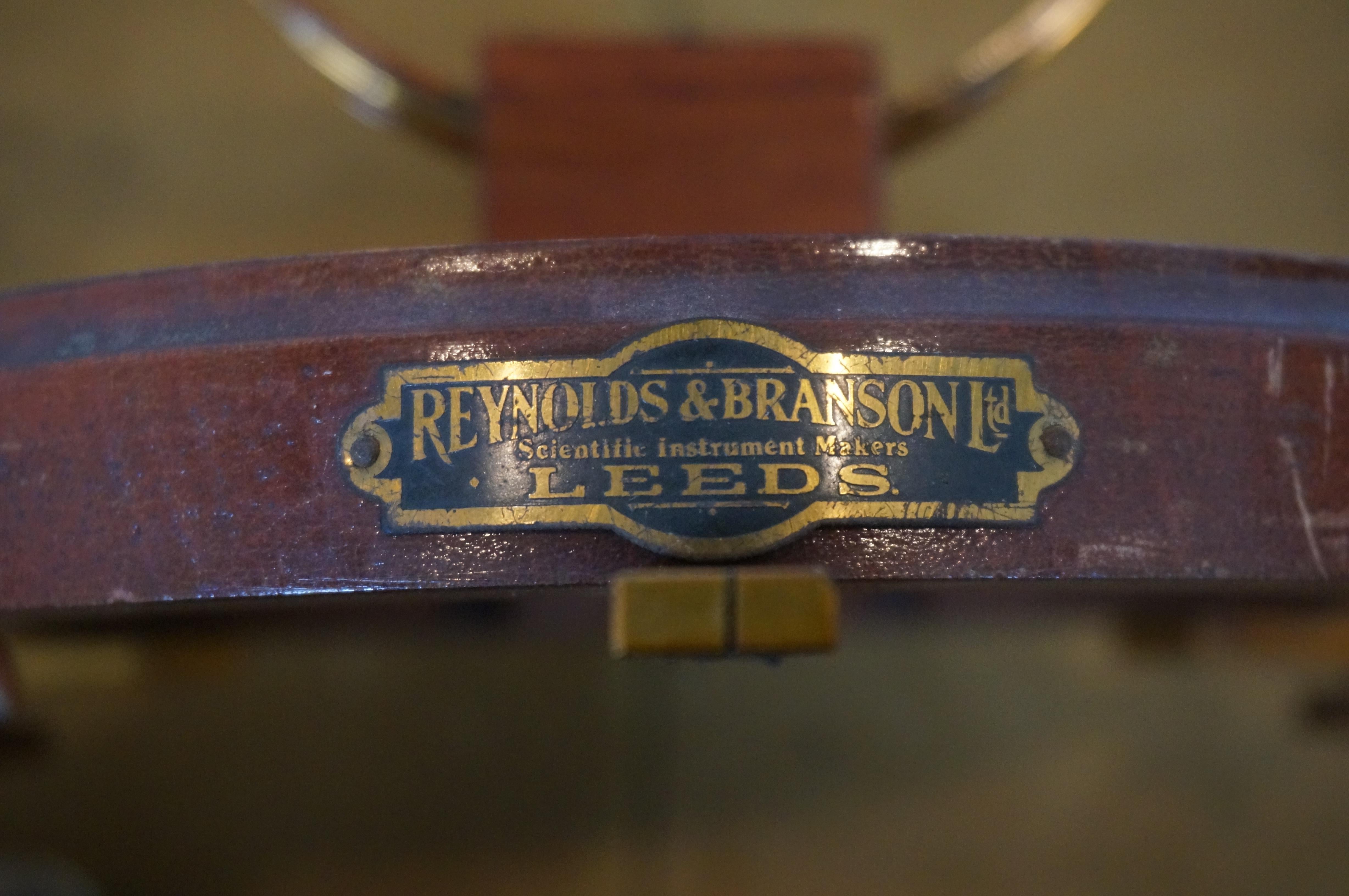 Reynolds & Branson Ltd Scientific Instrument Leeds Tangent Galvanometer 8