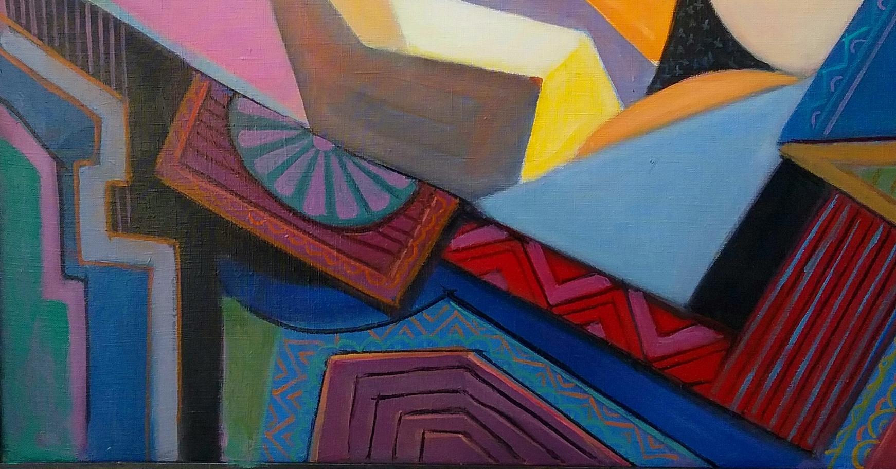 Nudo cubista - Painting Cubismo di REZA AFROOKHETH