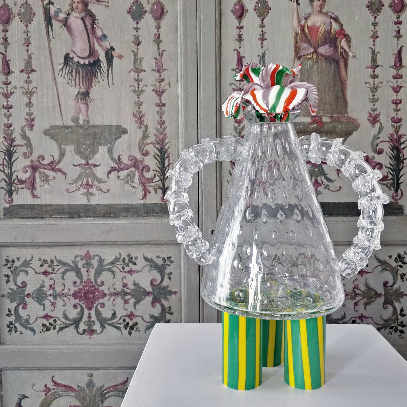 Modern Rezzonica Venetian Glass Sculpture by Eliana Gerotto