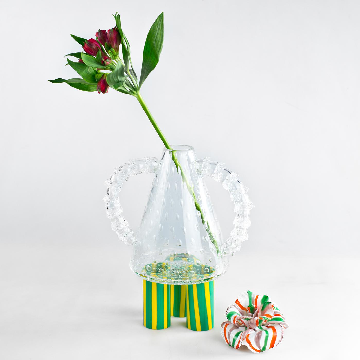 Contemporary Rezzonica Venetian Glass Sculpture by Eliana Gerotto