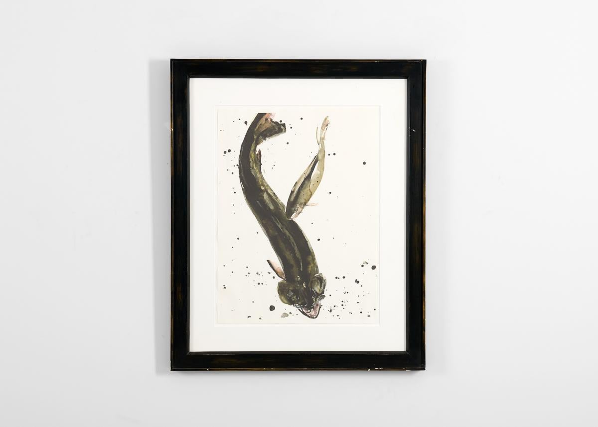 XXIe siècle et contemporain RF 0425, Gravure d'une paire de poissons par Thierry Despont en vente