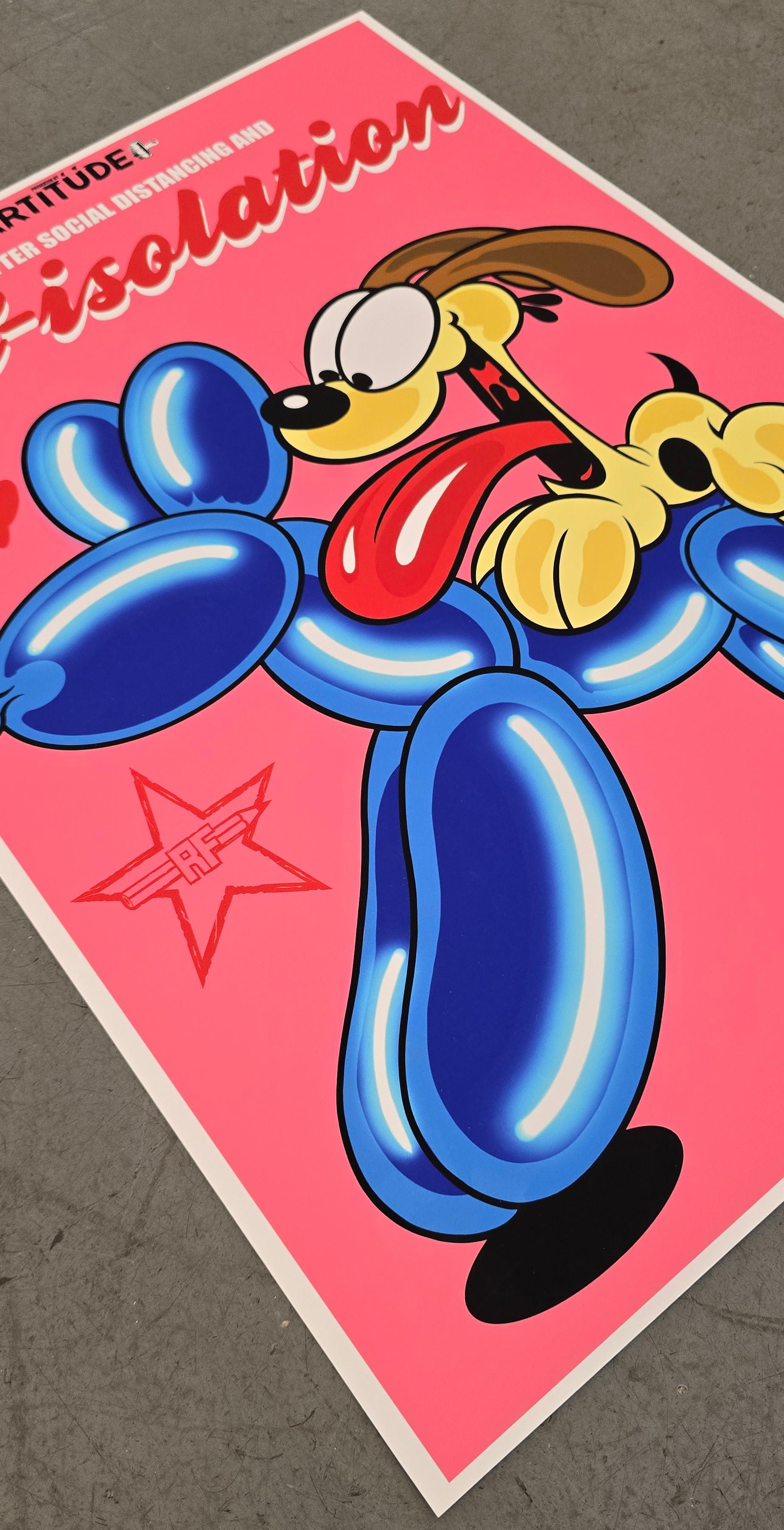 Autoaislamiento (Arte callejero, Pop Art, Divertido, Vibrante, ~47% DE DESCUENTO - SOLO POR TIEMPO LIMITADO) en venta 2