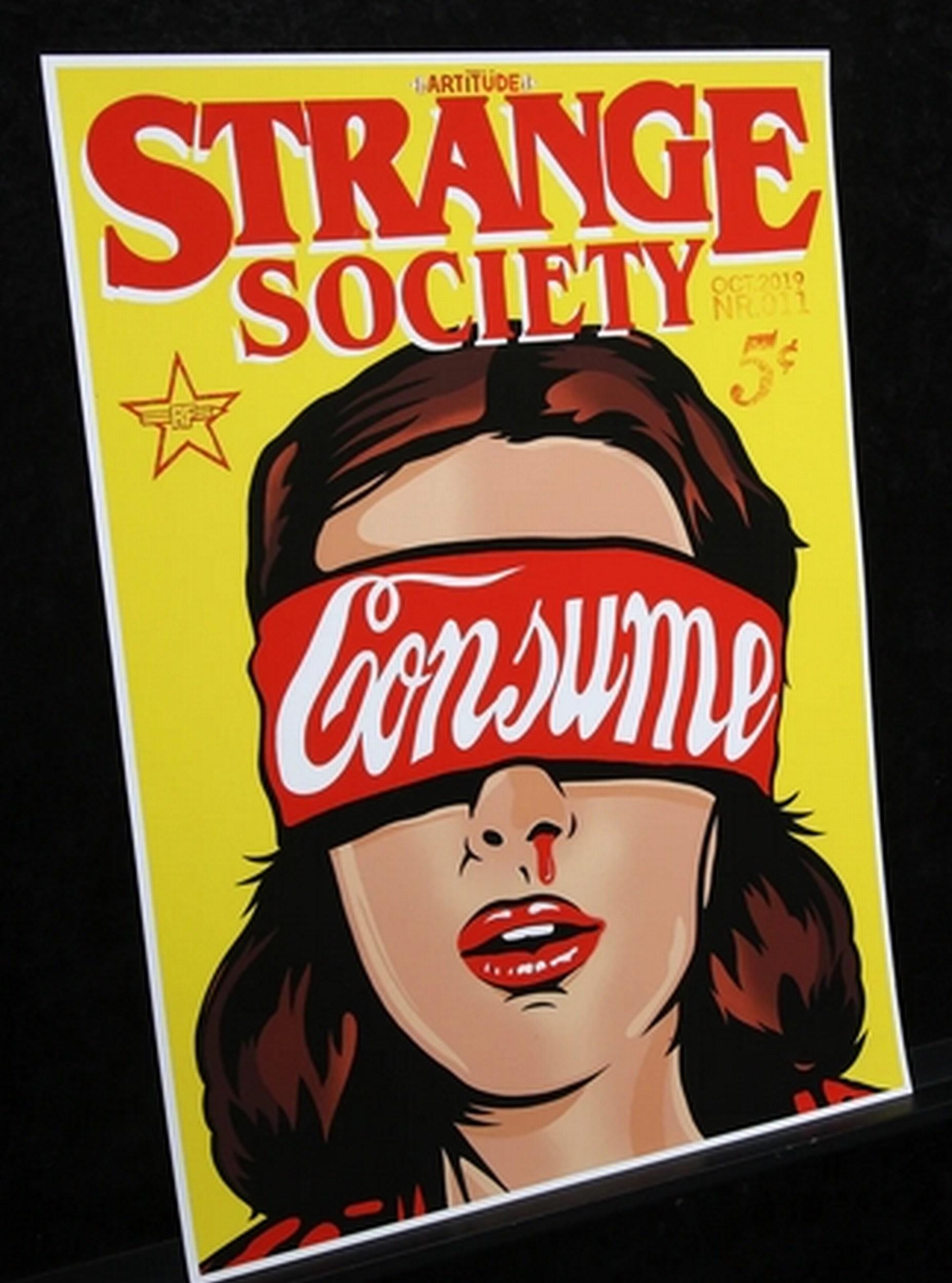 Konsumieren - Street Art Print by r.f.art