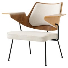 RFH Lounge Chair - Walnut & Beech/ Hallingdal 103 - by Robin Day for &Tradition