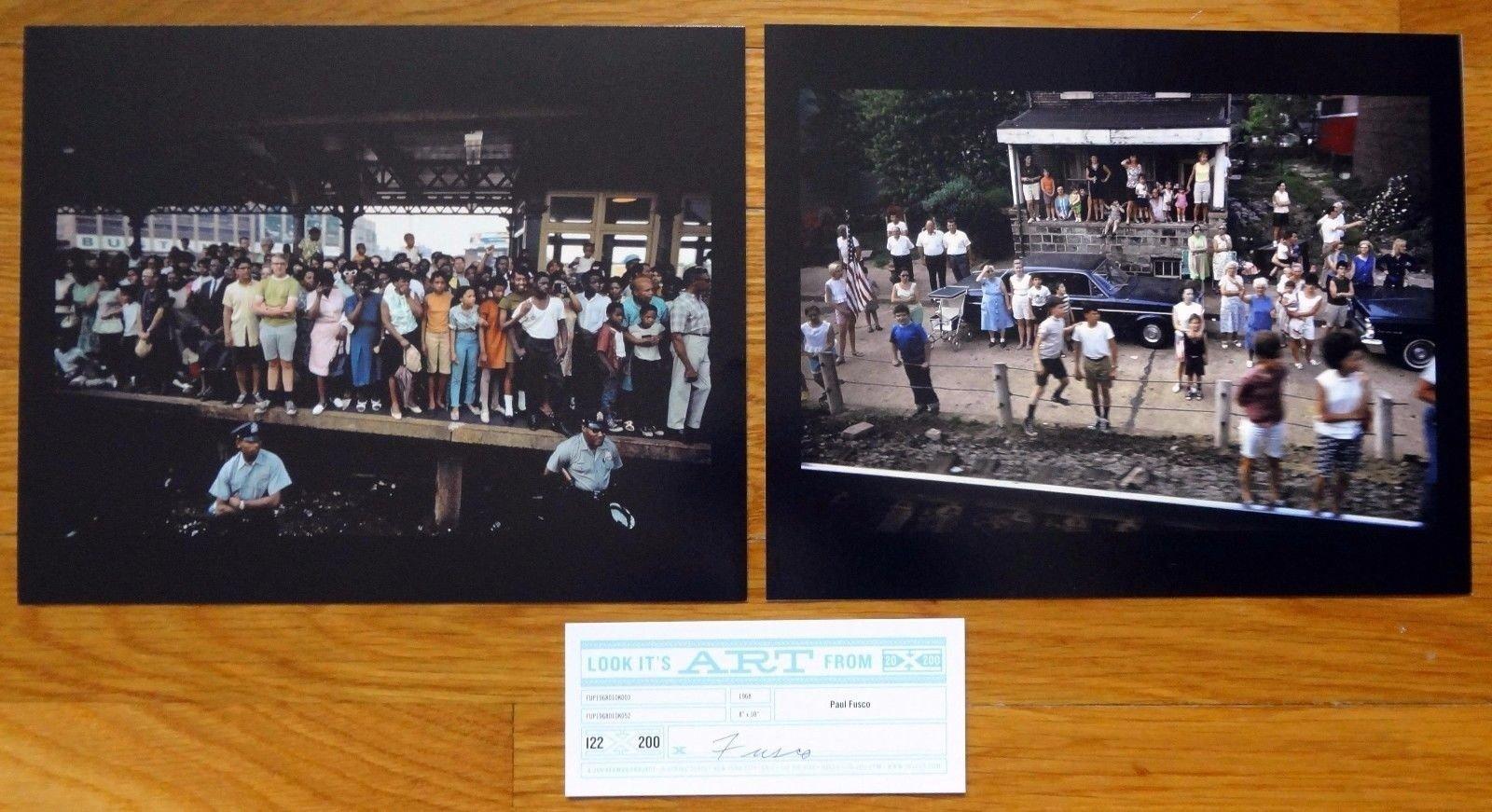 North American R.F.K. Funeral Train, Senator Robert F. Kennedy, 1968 by Paul Fusco For Sale