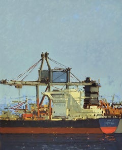 Container-ship in Rotterdamer Hafen – Nederlands