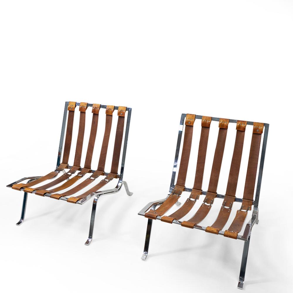 RH-301 Lounge Chairs by Robert Haussmann, 1960s In Good Condition In Renens, CH