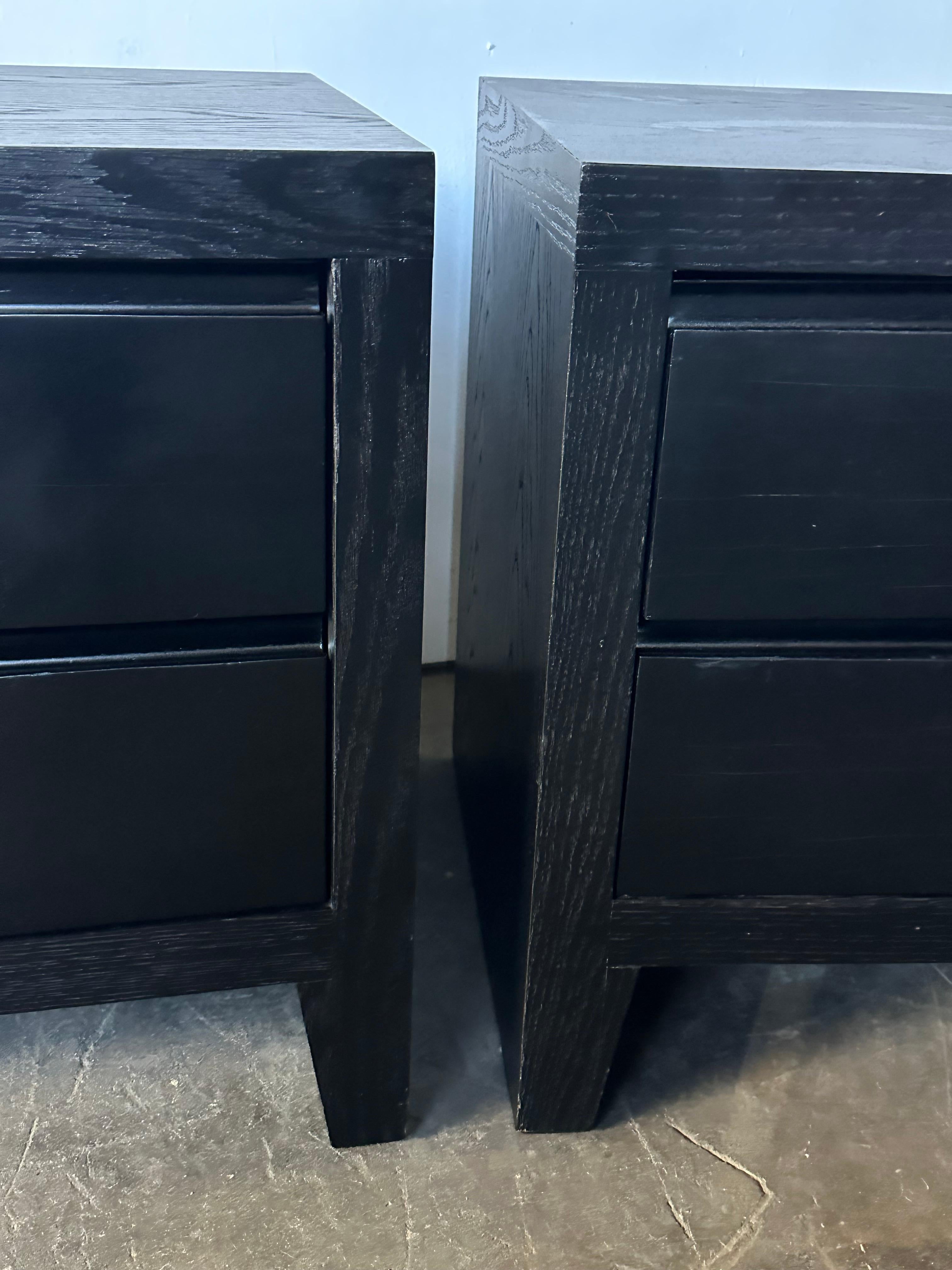 Wood RH Restoration Hardware Wyeth Nightstands For Sale