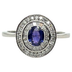 Rhapsody 1.0ct Tansanit 
Diamant Ring aus Platin