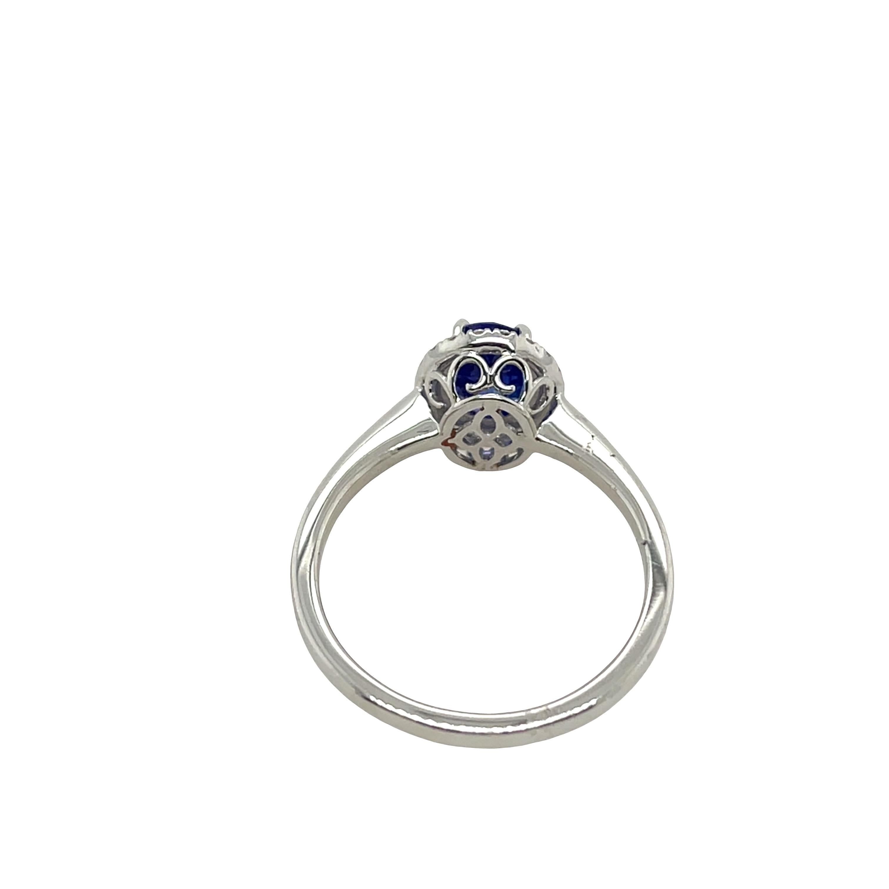 Anello Rhapsody con tanzanite e diamanti da 1,6 carati incastonati in platino In condizioni ottime in vendita a London, GB