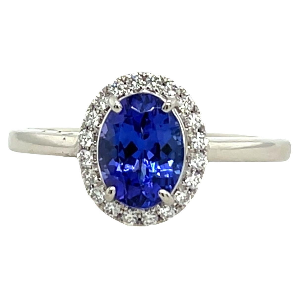 Rhapsody 1,6ct Tansanit
Diamant Ring Set in Platin