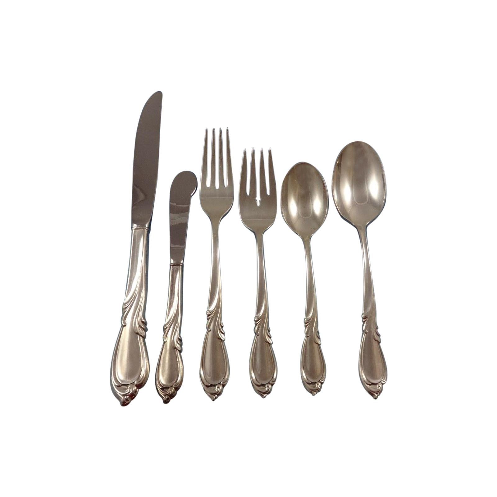 Rhapsody by International Sterling Silver Flatware Service for 12 - 80 pieces