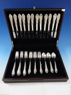 Rhapsody by International Sterling Silver Flatware Service for 12 Set 48 Pieces