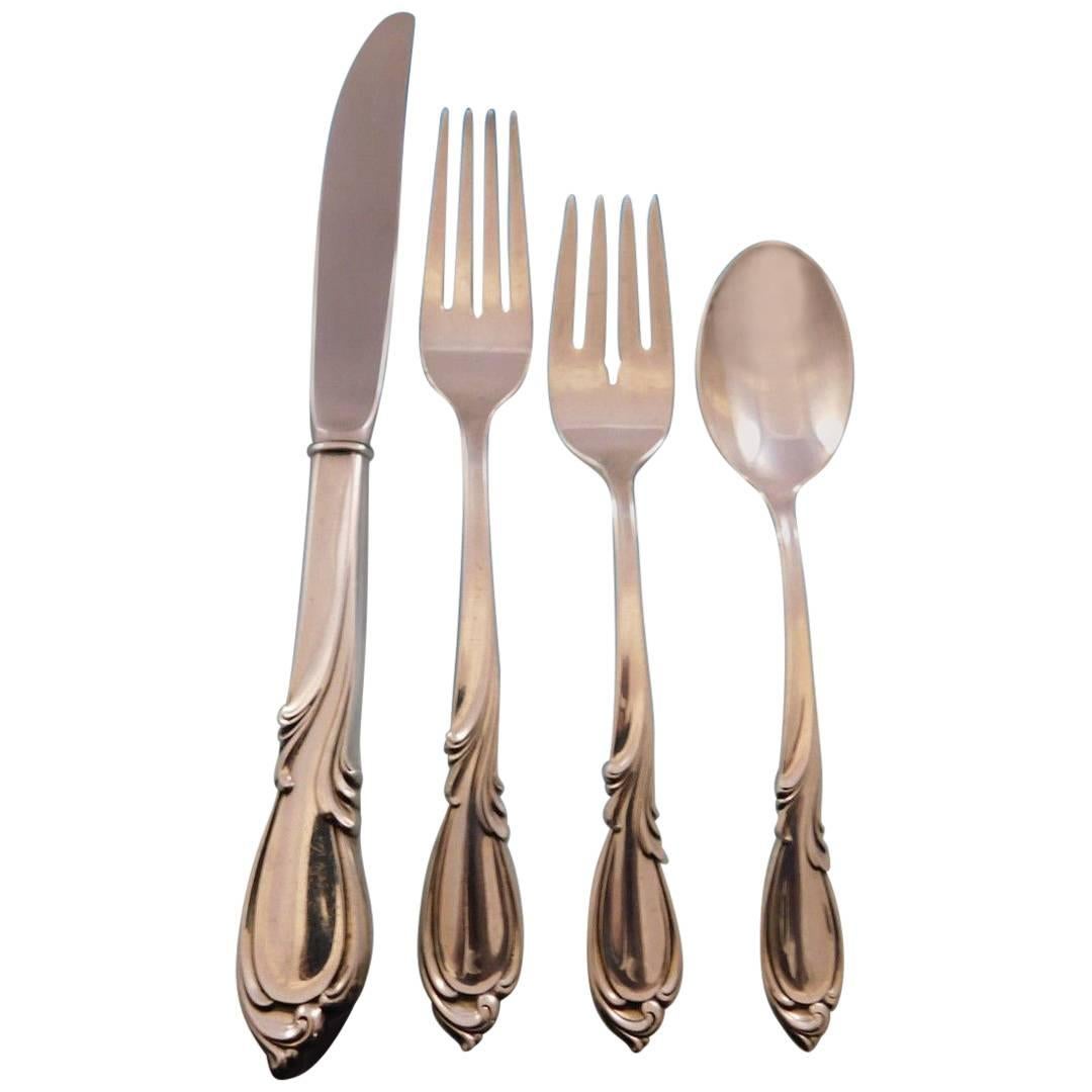 Rhapsody by International Sterling Silver Flatware Service for 12 Set 51  Pieces For Sale at 1stDibs