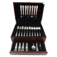 Rhapsody by International Sterling Silver Flatware Service For 8 Set 43 Pieces