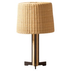 Rhapsody Rattan Large Table Lamp by Stephane Parmentier x Giobagnara