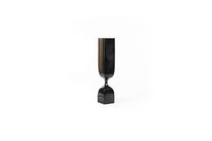 Rhapsody Table Lamp in Black Shell & Bronze-Patina Brass by Patrick Coard Paris