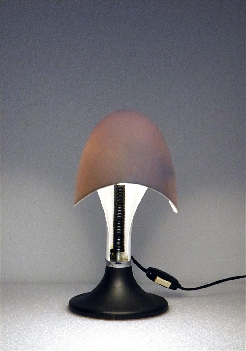Plastic ‘Rhea’ Lamp Design Mercello Cuneo for Ampaglas, 1960s