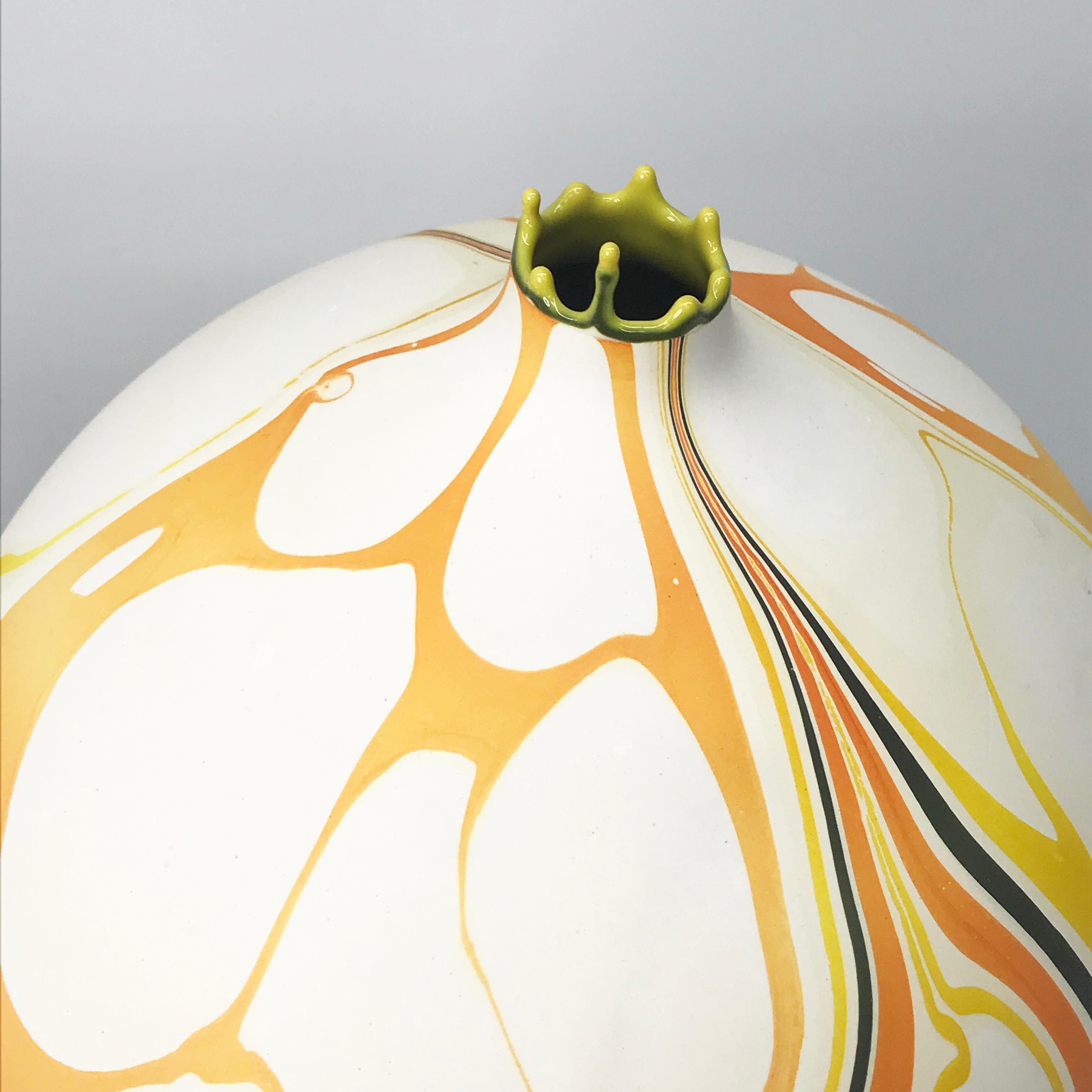 Post-Modern Rhea Round Hydro Vase by Elyse Graham For Sale