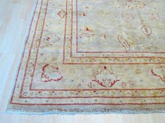 Rhea Traditional Multicolor Hand-Knotted Wool Rug Carpet, Subtle Floral Design