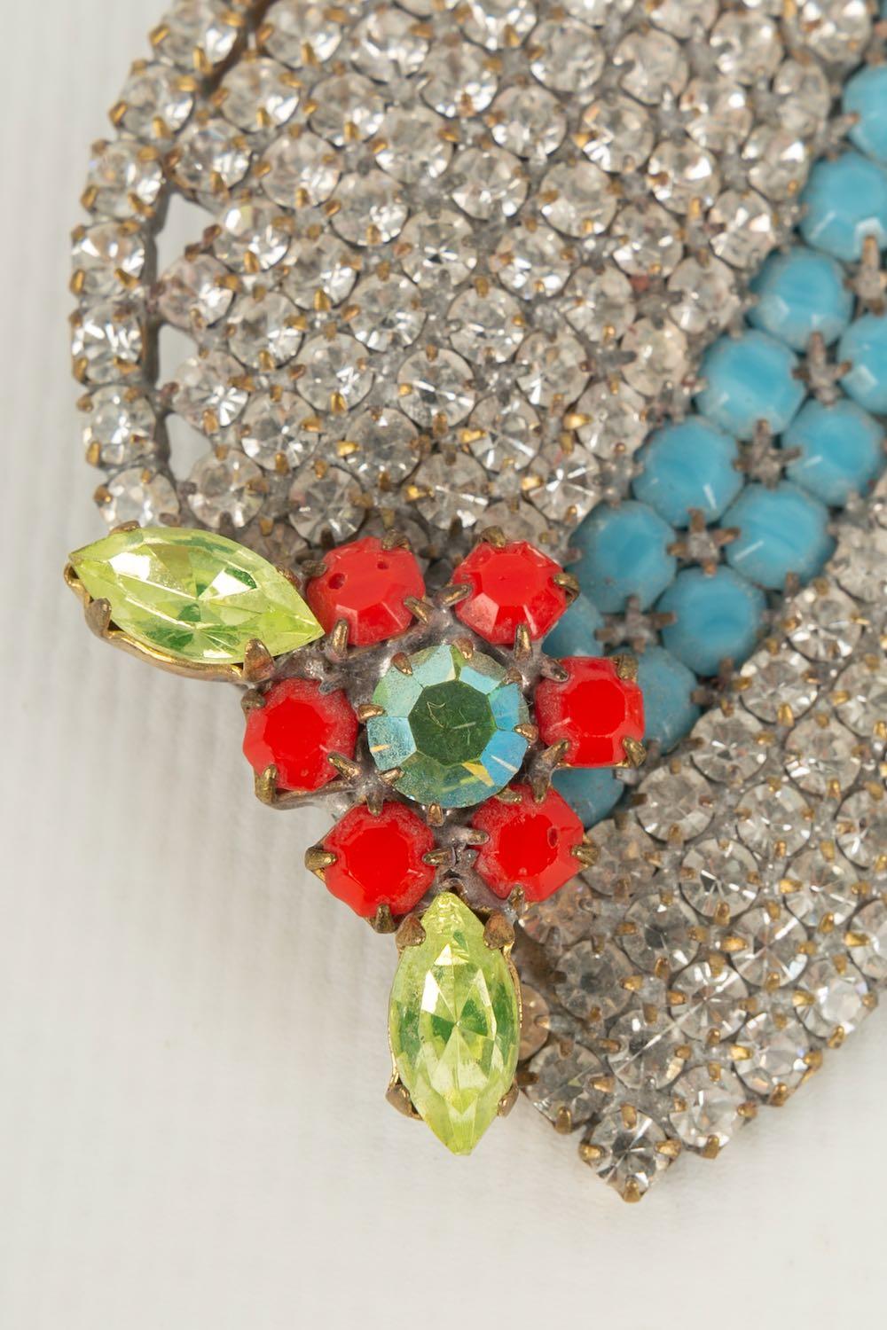 Rhinestone brooch For Sale 1