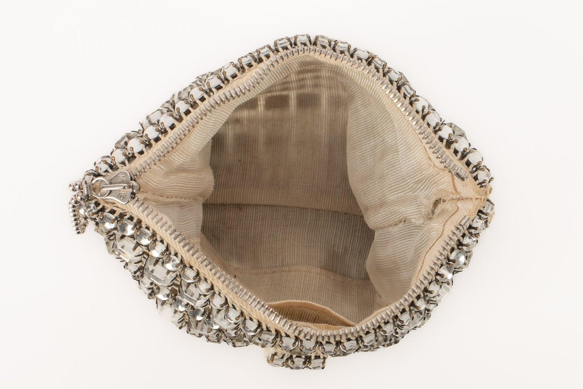 Pochette à strass Pretty Tiny Evening Bag, années 1930 Pour femmes en vente