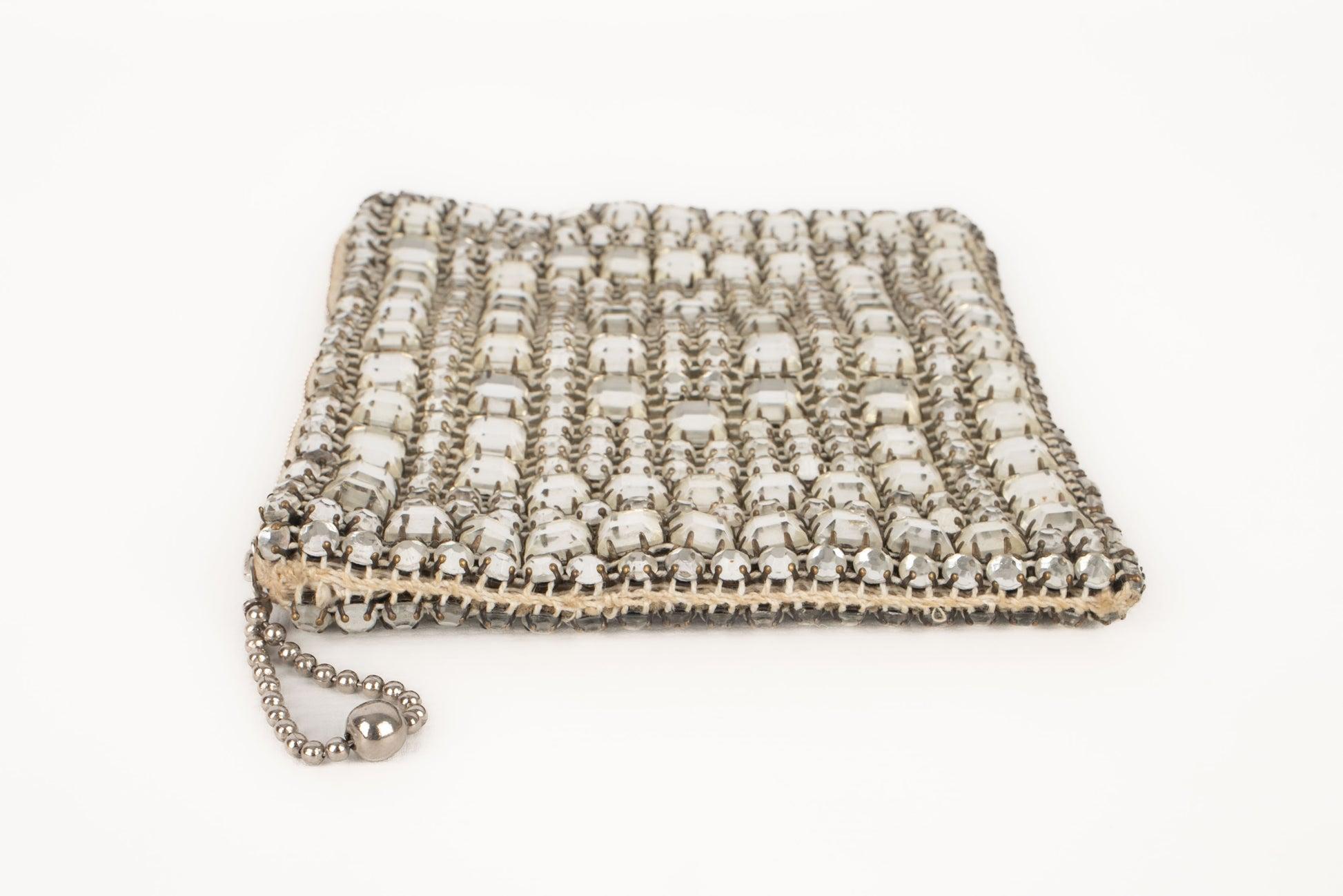 Pochette à strass Pretty Tiny Evening Bag, années 1930 en vente 2