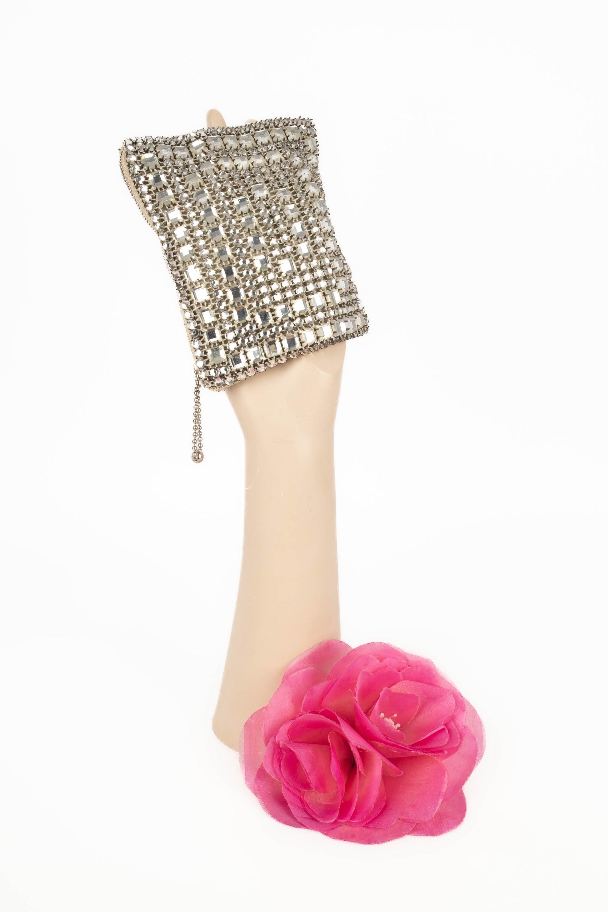 Pochette à strass Pretty Tiny Evening Bag, années 1930 en vente 4
