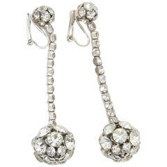 Rhinestone Drop Earrings