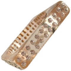 Rhinestone Lucite 1950's Bracelet Unusual
