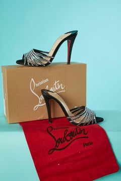 Rhinestone straps mule Christian Louboutin