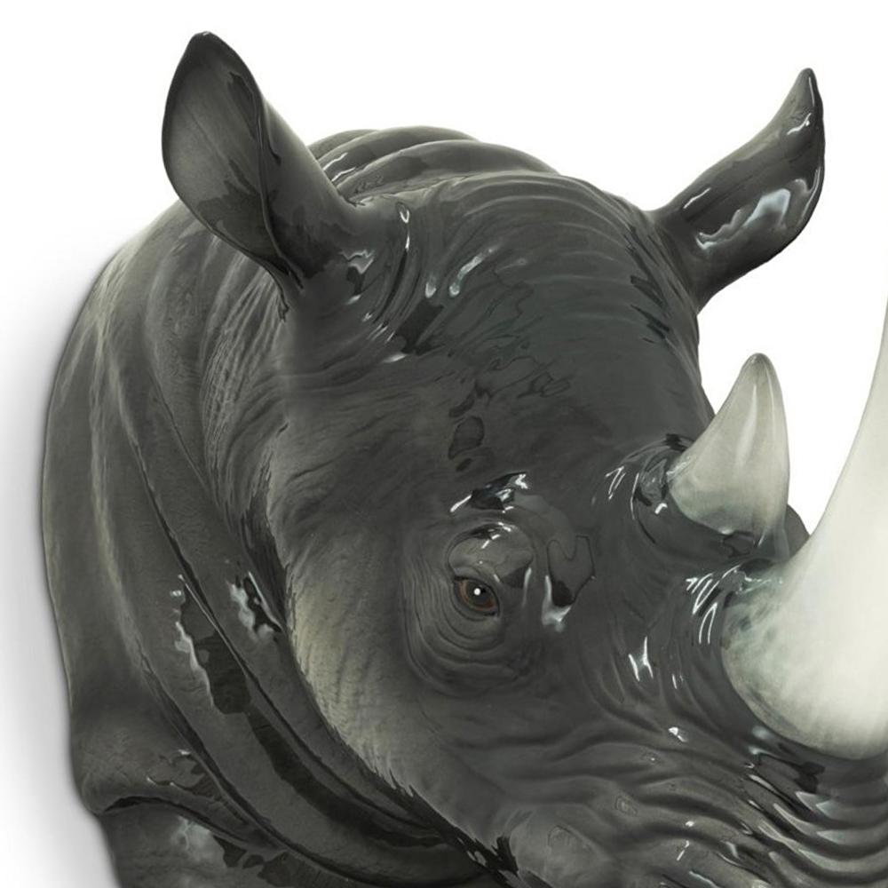 Italian Rhino Head Wall Decoration For Sale