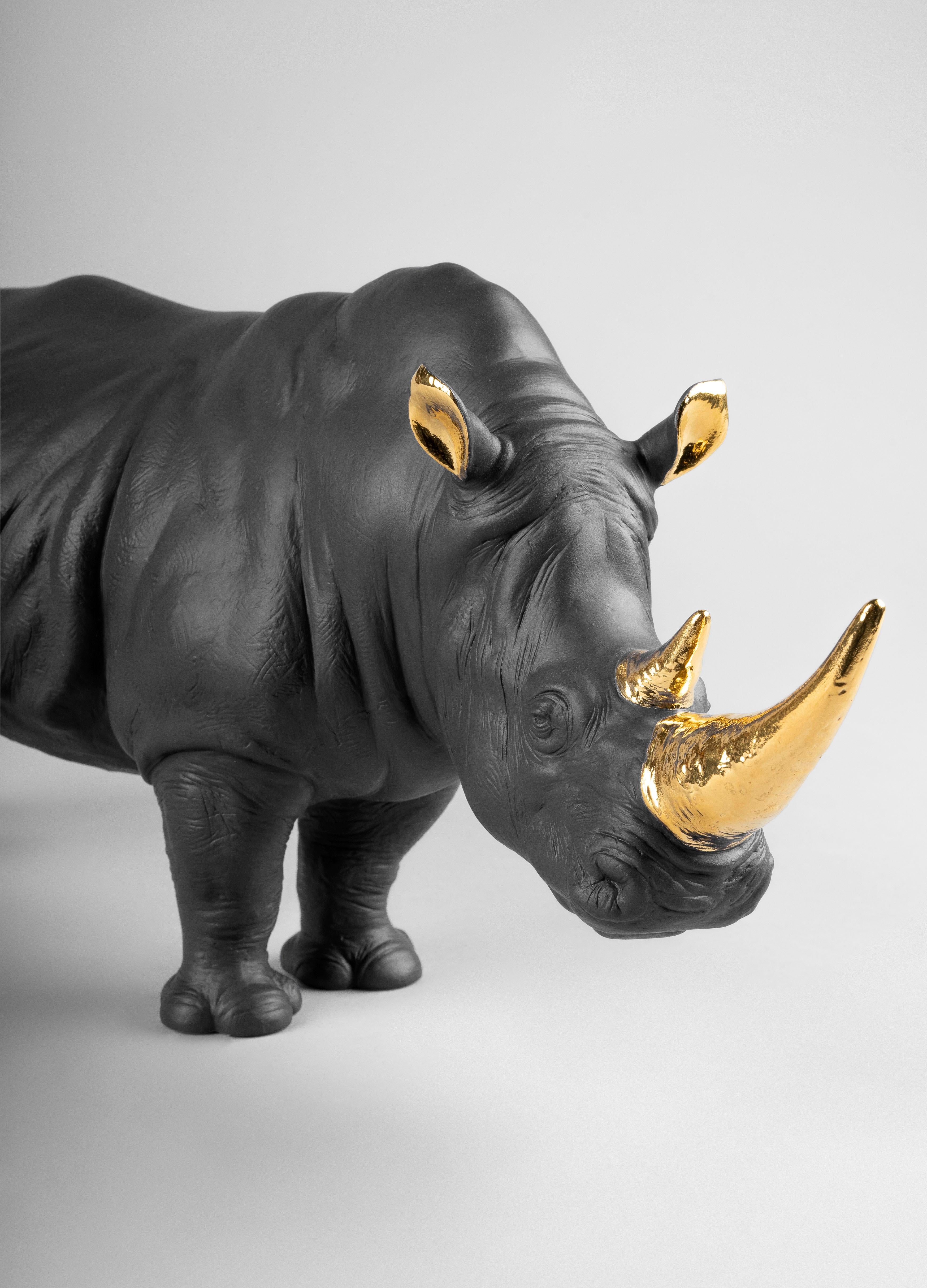 Hand-Crafted Rhino, Limited Edition For Sale