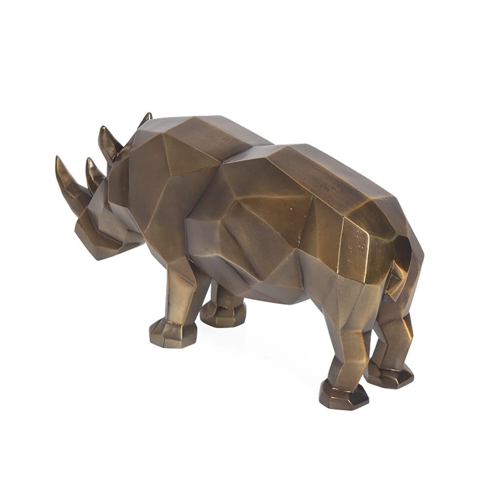 Rhino Resin Sculpture In New Condition For Sale In Paris, FR